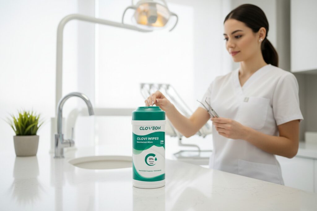 Clovi wipes non alcoholic